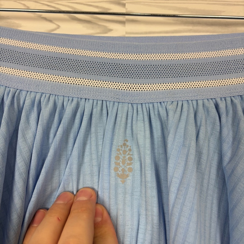 FP Movement Free People Sultry Skort High Dive Blue Medium NWT - Picture 9 of 12